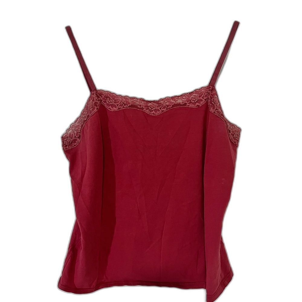 Ann Taylor Lace Pink Camisole, Medium